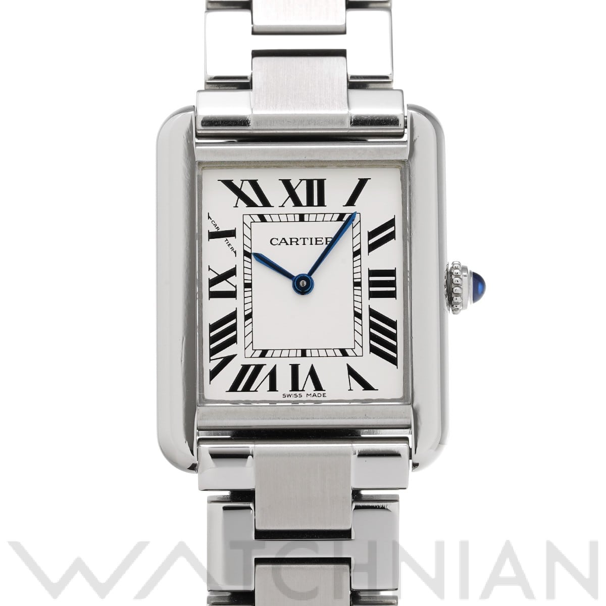 カルティエ タンクソロ SM W5200013 シルバー レディース 時計 【中古】【wristwatch】