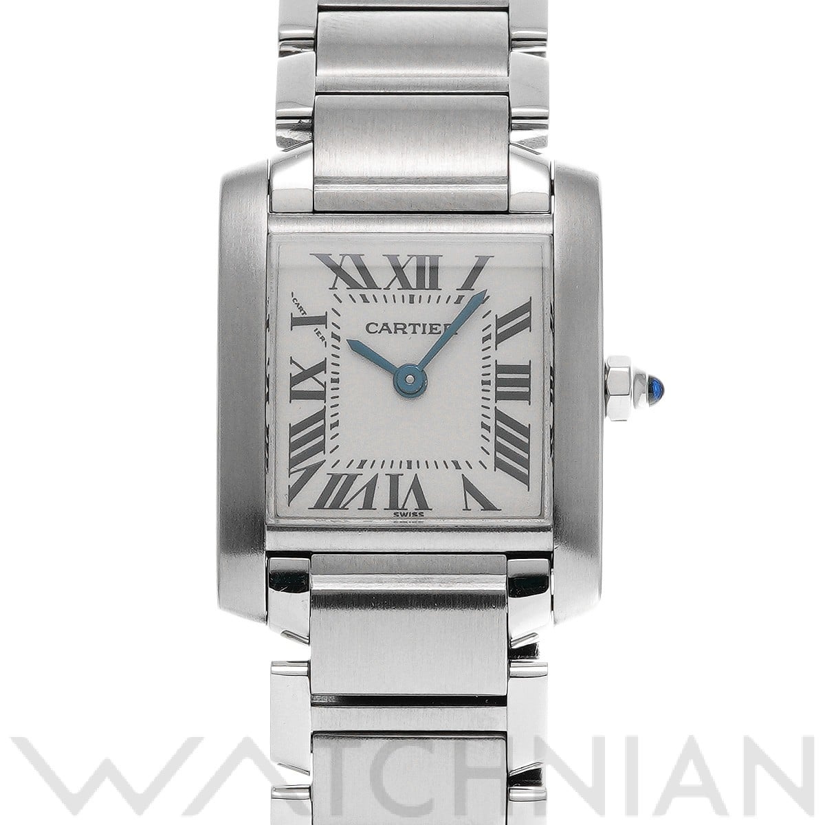 カルティエ タンク フランセーズ SM シルバー レディース 時計 【中古】【wristwatch】