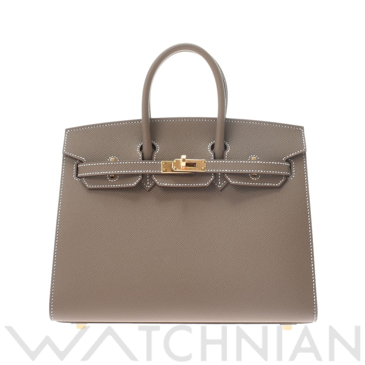 エルメス バーキン 25 セリエ エトゥープ/ゴールド金具 ヴォーエプソン レディース バッグ 【新品】【bag】