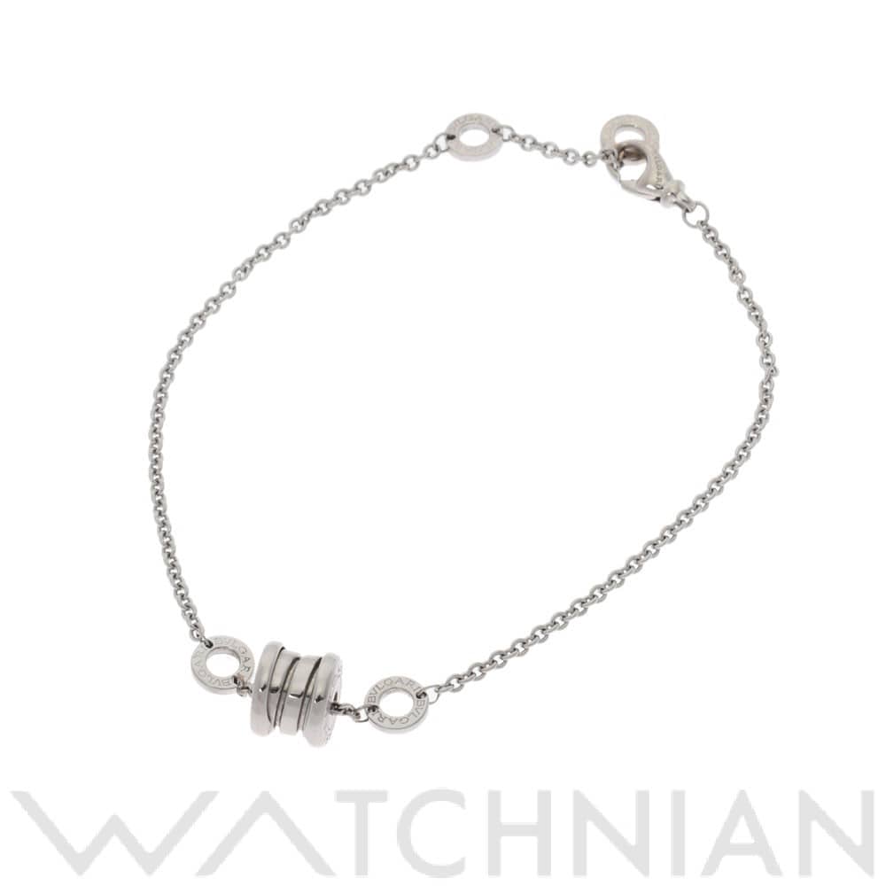 ブルガリ B.ZERO1 エレメント ブレスレット シルバー K18ホワイトゴールド WG レディース ジュエリー 【中古】【jewelry】
