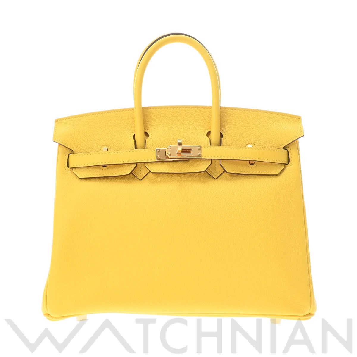 エルメス バーキン 25 ジョーヌナプル/ローズゴールド金具 トリヨンノヴィーヨ レディース バッグ 【未使用】【bag】