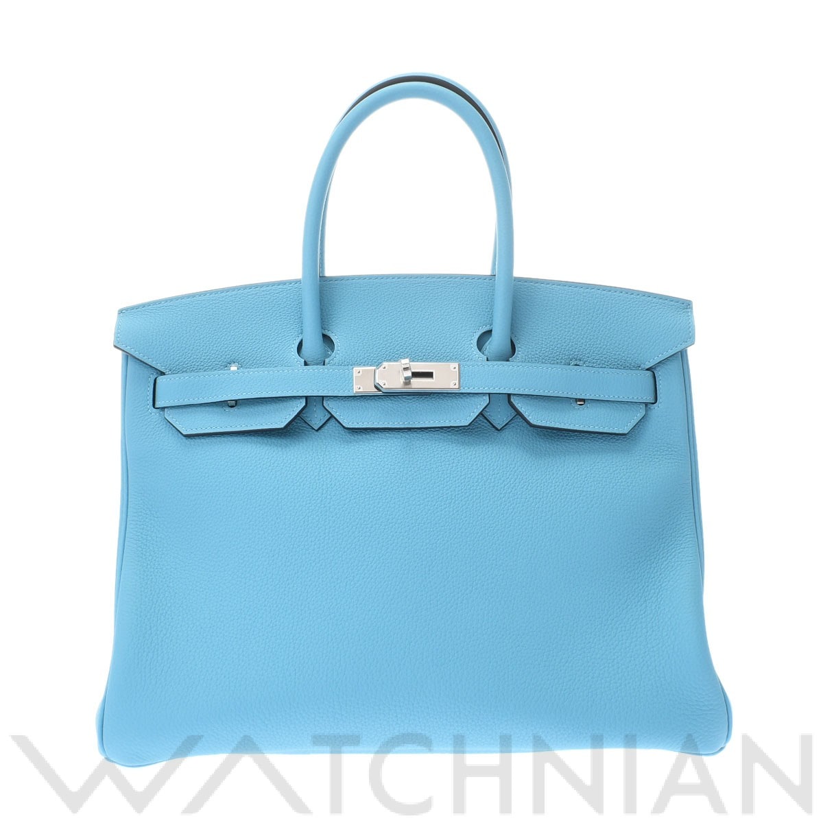 エルメス バーキン 35 ブルーノール/パラジウム金具 トゴ ユニセックス バッグ 【未使用】【bag】
