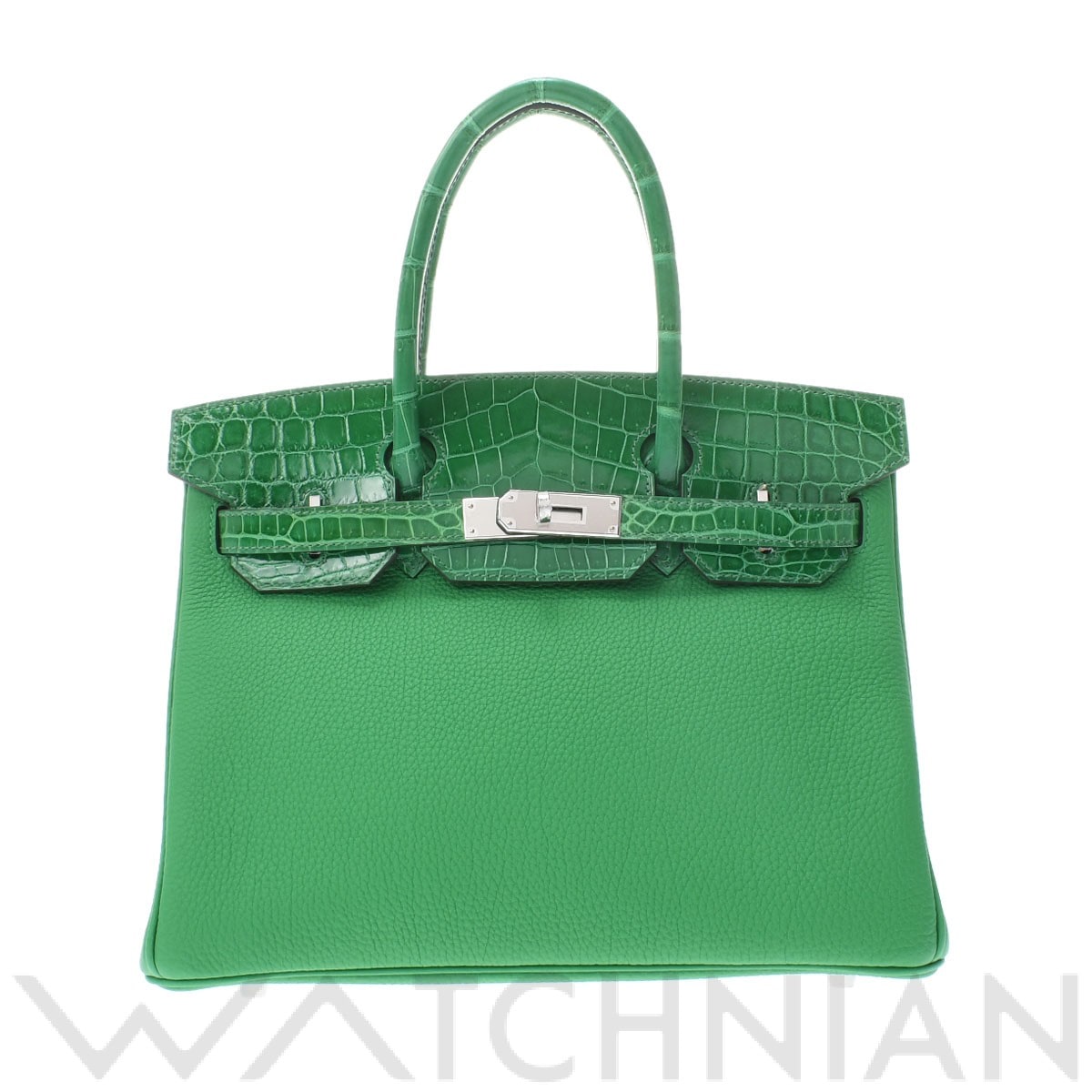 エルメス バーキン 30 タッチ バンブー/パラジウム金具 ニロティカスリセ/トゴ レディース バッグ 【新品】【bag】