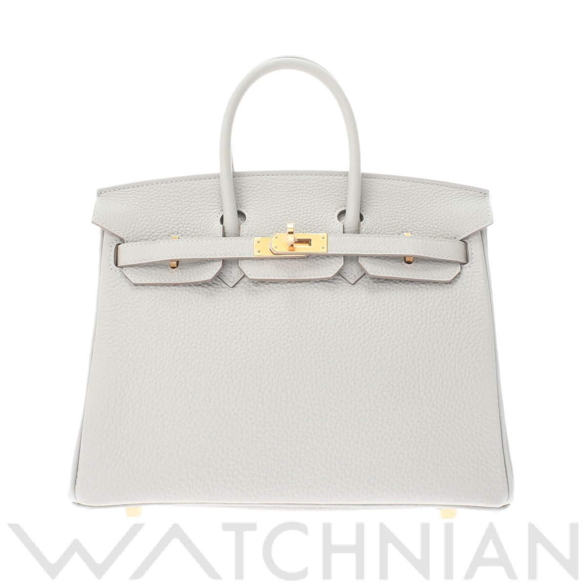 エルメス バーキン 25 グリスパール/ゴールド金具 トゴ レディース バッグ 【新品】【bag】