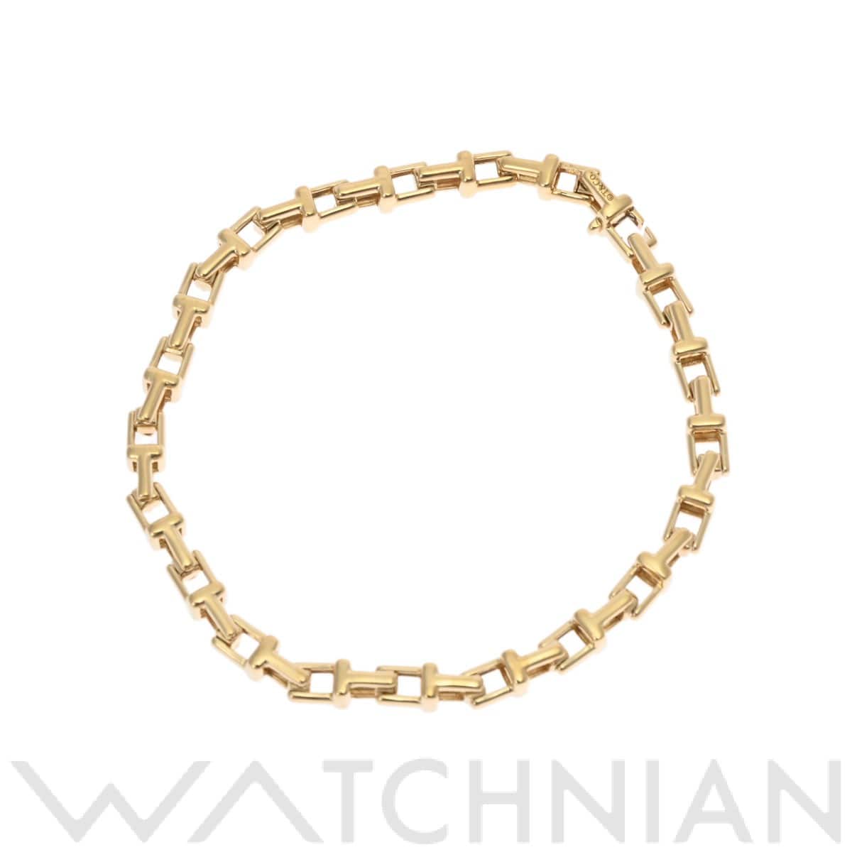 ティファニー Tナロー チェーン ブレスレット ゴールド K18イエローゴールド YG レディース ジュエリー 【中古】【jewelry】