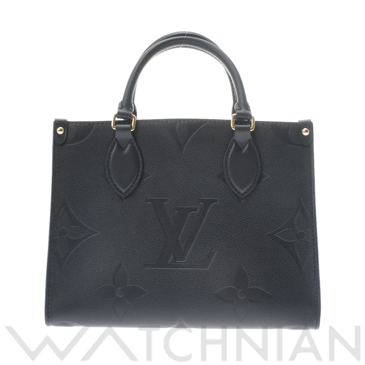 ルイ ヴィトン モノグラムアンプラント オンザゴー PM ノワール M45653 レザー レディース バッグ 【未使用】【bag】