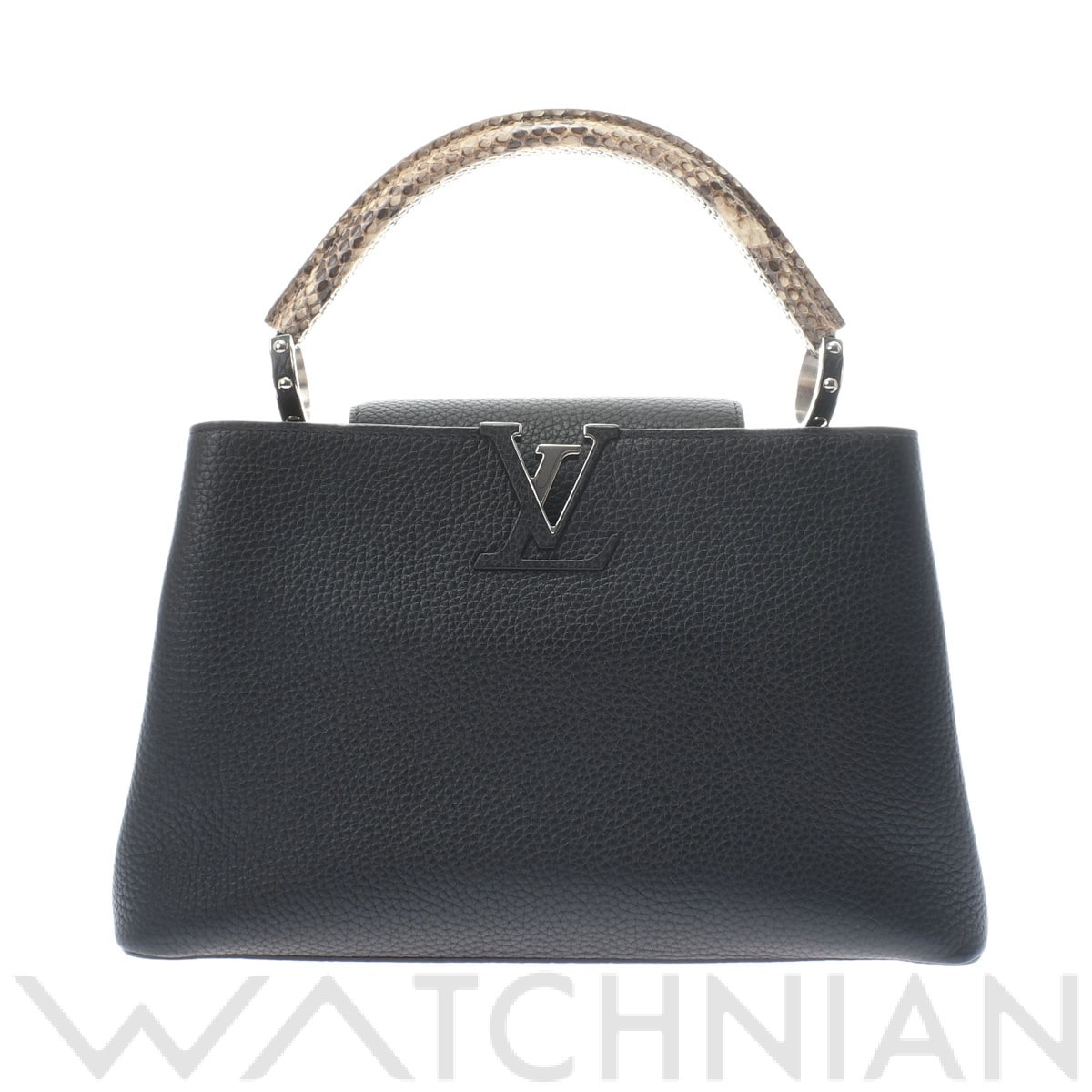 ルイ ヴィトン カプシーヌ MM ノワール M92800 トリヨン/パイソン レディース バッグ 【中古】【bag】