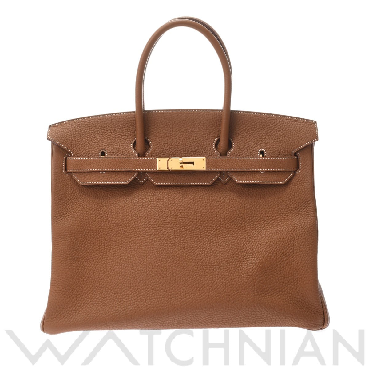 エルメス バーキン 35 ゴールド/ゴールド金具 トゴ ユニセックス バッグ 【中古】【bag】