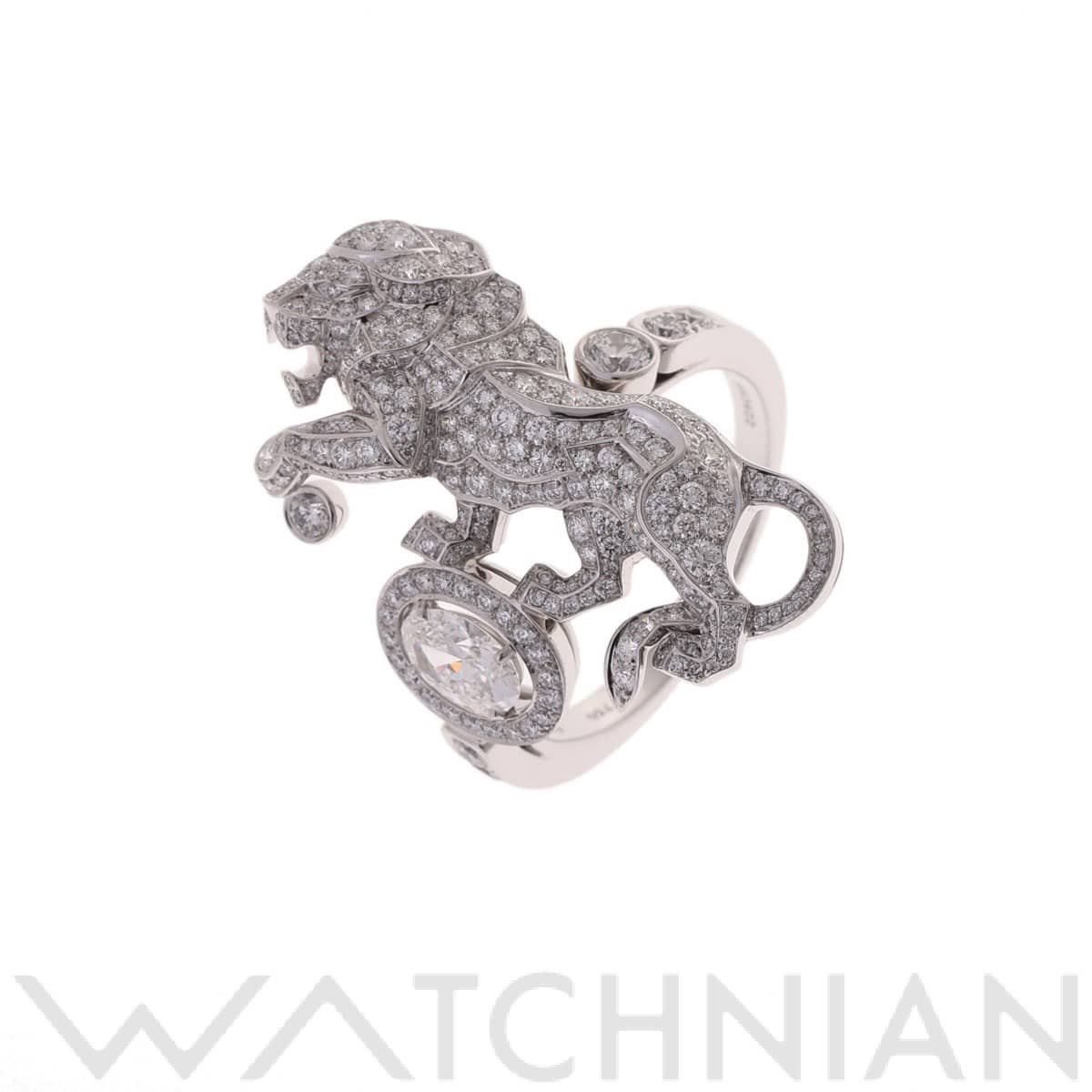 シャネル レスプリデュリオンリング ダイヤ 0.70ct #64 ゴールド K18ホワイトゴールド WG ユニセックス ジュエリー 【中古】【jewelry】