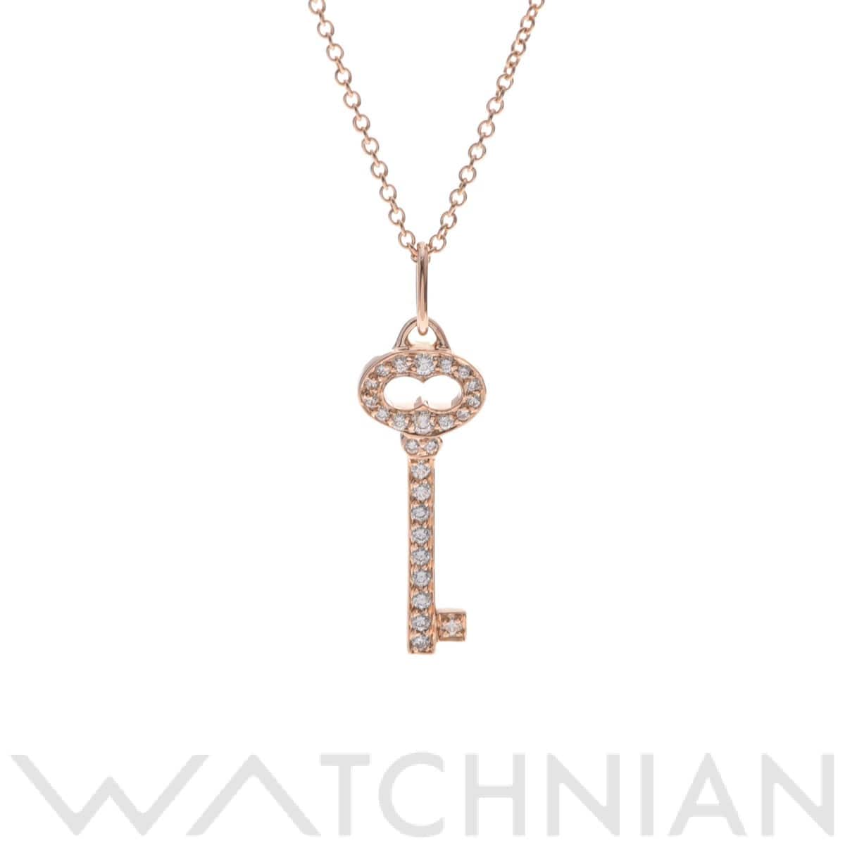 ティファニー オーバルキー ネックレス ゴールド K18ピンクゴールド PG レディース ジュエリー 【中古】【jewelry】