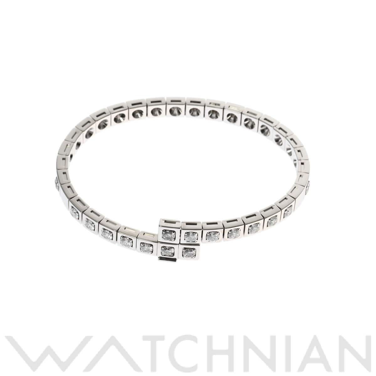 カルティエ テクトニック ダイヤ シルバー K18ホワイトゴールド WG レディース ジュエリー 【中古】【jewelry】
