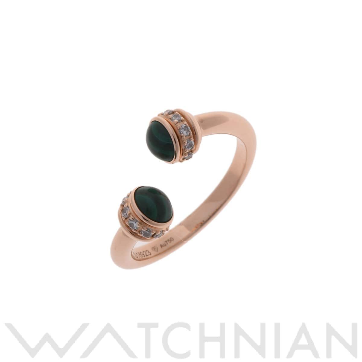 ピアジェ ポセションリング マラカイト ダイヤ #54 ゴールド K18ピンクゴールド PG レディース ジュエリー 【中古】【jewelry】