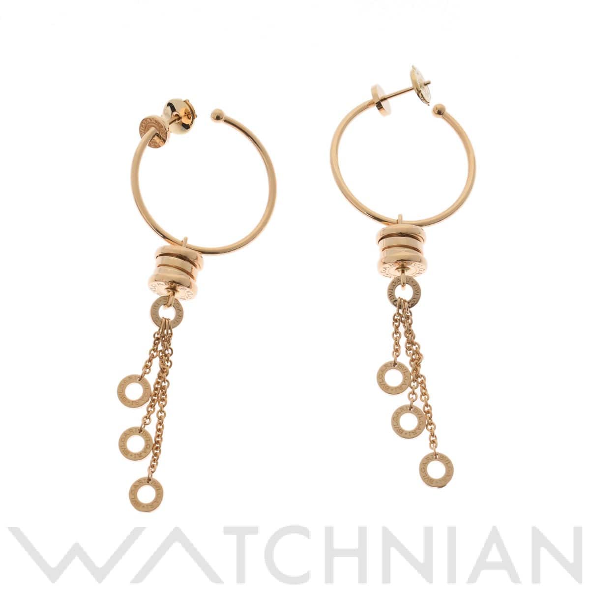 ブルガリ B.ZERO1 エレメントピアス ゴールド K18イエローゴールド YG レディース ジュエリー 【中古】【jewelry】
