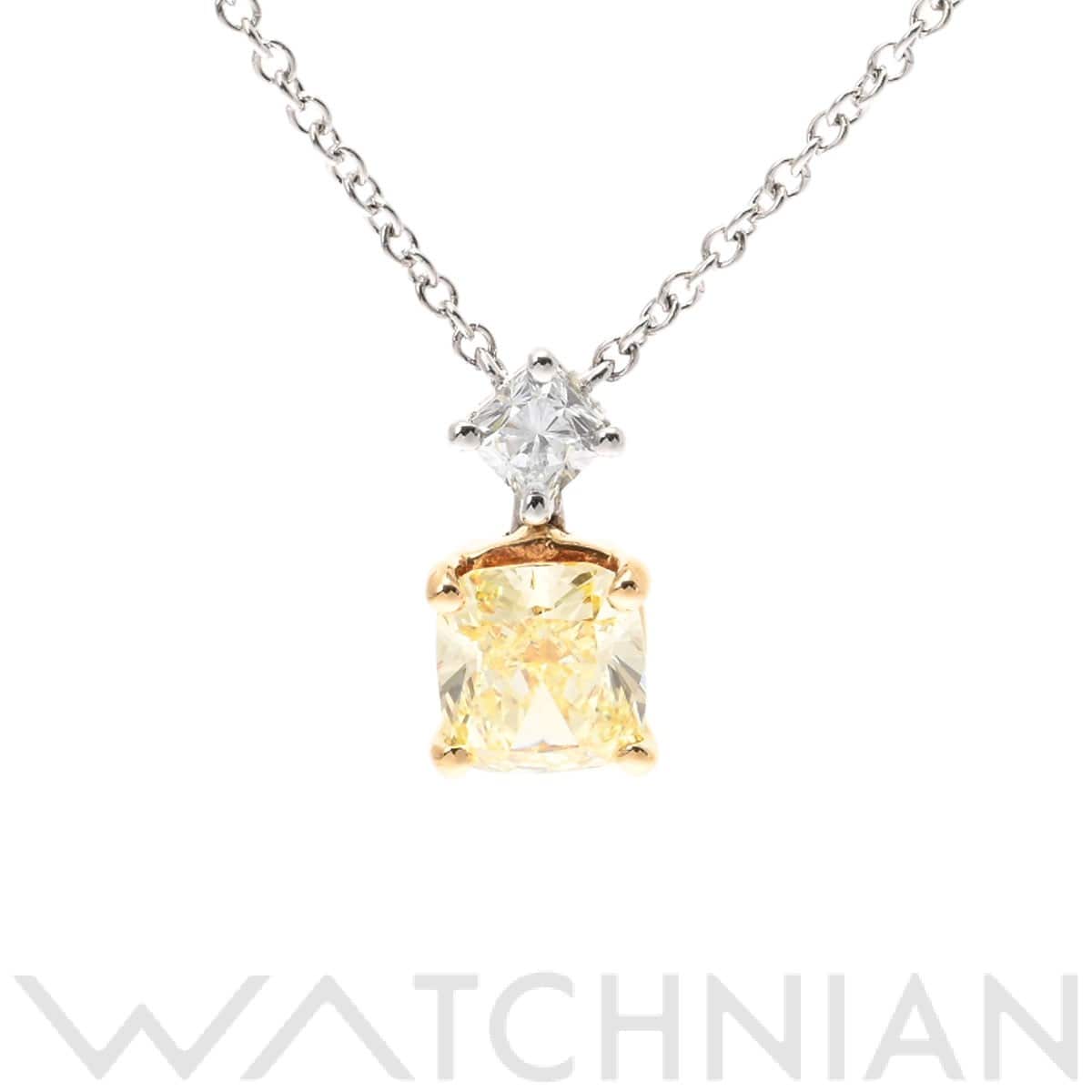 ティファニー ルシダ D0.82ct　　 シルバー Pt950プラチナ/K18イエローゴールド YG レディース ジュエリー 【中古】【jewelry】