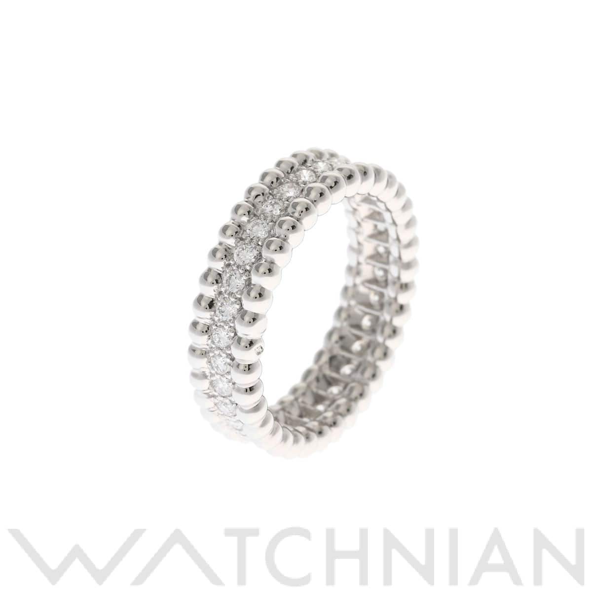 ヴァン クリーフ&アーペル ペルレリング ダイヤ #51 シルバー K18ホワイトゴールド WG レディース ジュエリー 【中古】【jewelry】