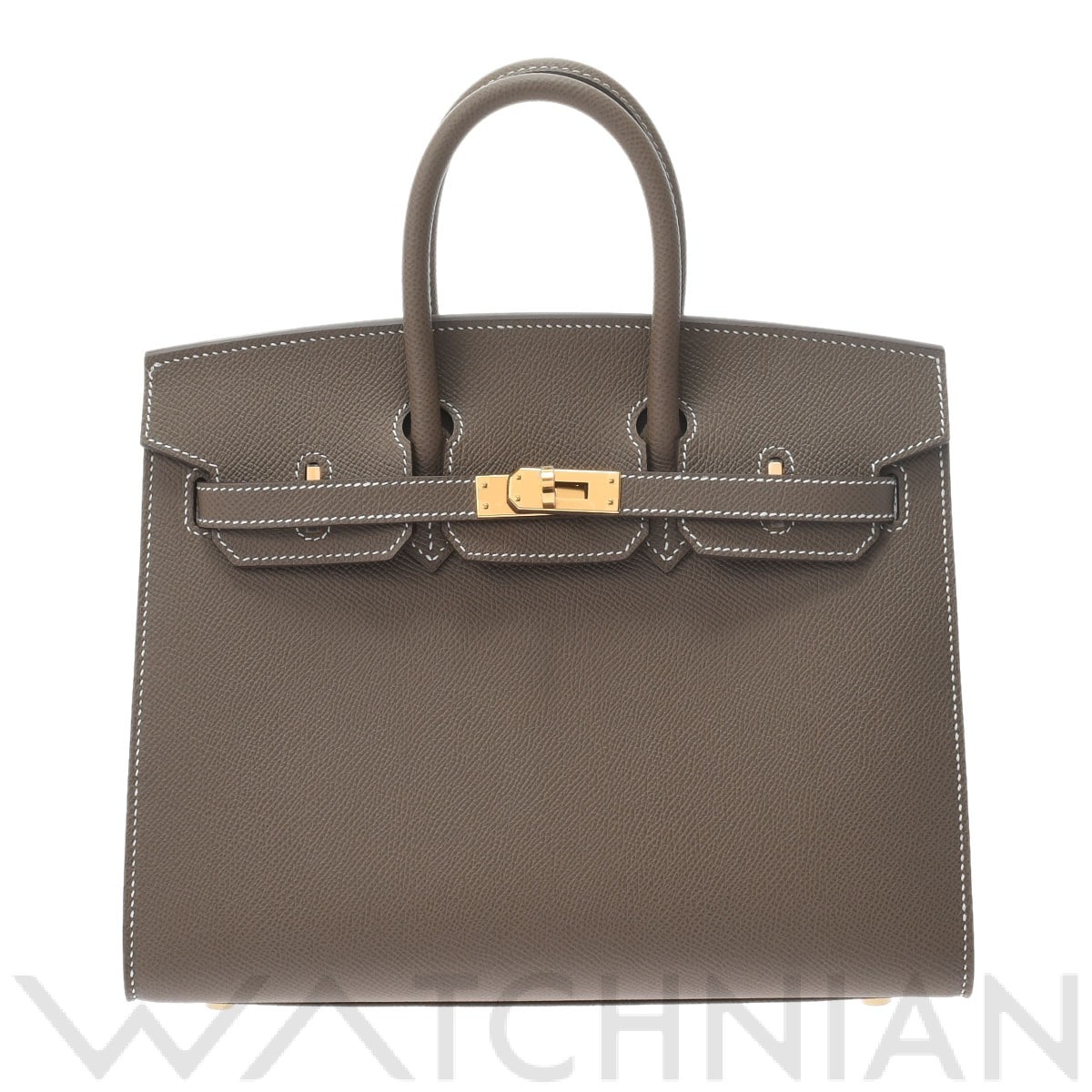 エルメス バーキン 25 セリエ エトゥープ/ゴールド金具 ヴォーエプソン レディース バッグ 【新品】【bag】