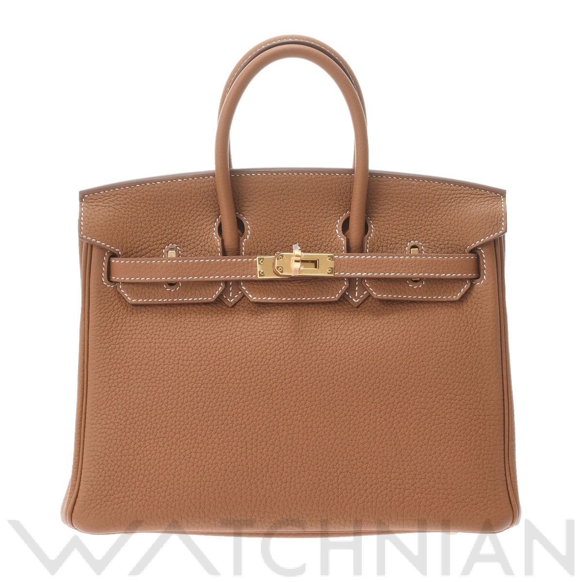 エルメス バーキン 25 ゴールド/ゴールド金具 トゴ レディース バッグ 【新品】【bag】
