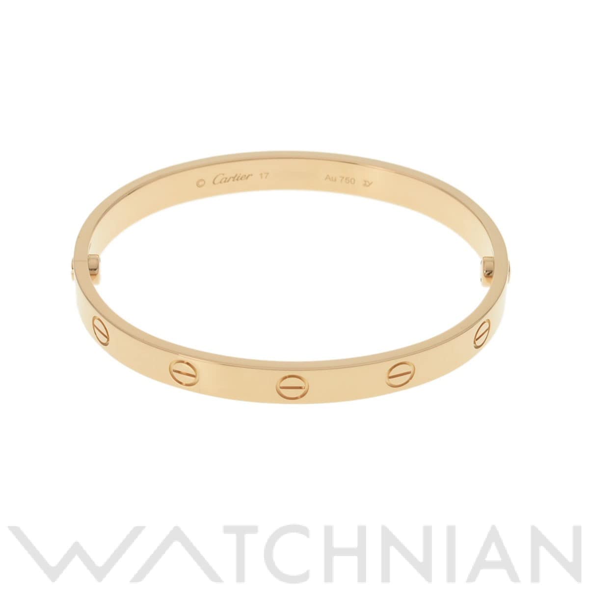 カルティエ ラブ ブレスレット #17 ゴールド K18イエローゴールド YG レディース ジュエリー 【中古】【jewelry】