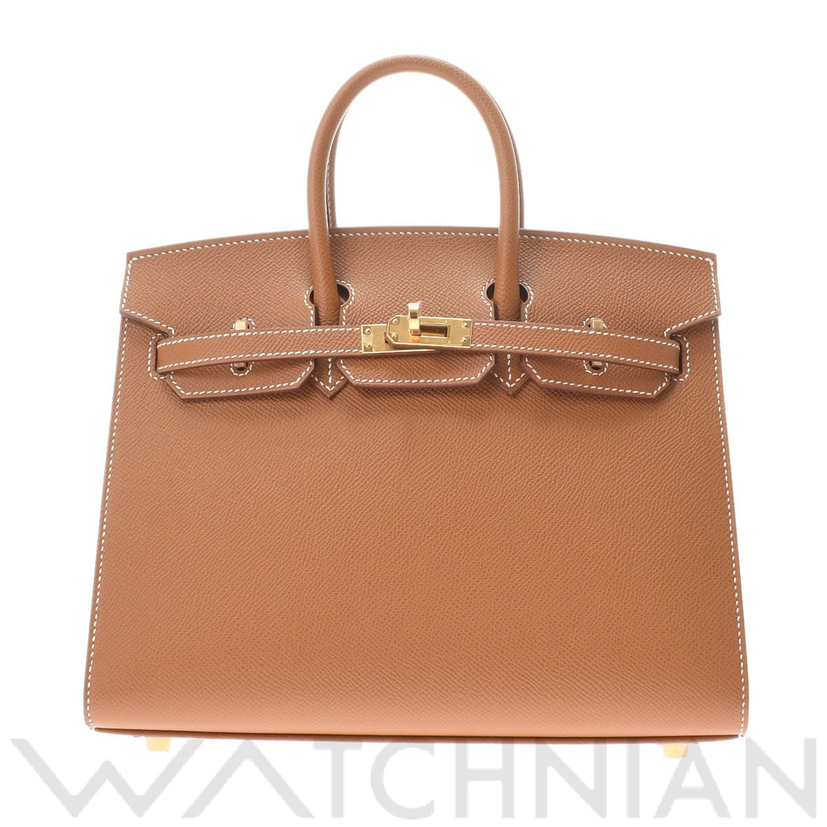 エルメス バーキン 25 セリエ ゴールド/ゴールド金具 ヴォーエプソン レディース バッグ 【新品】【bag】