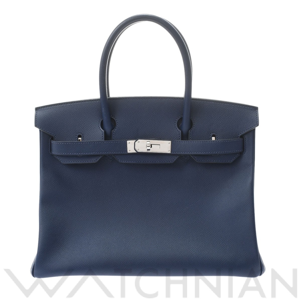 エルメス バーキン 30 ブルーサフィール/パラジウム金具 ヴォーエプソン レディース バッグ 【中古】【bag】