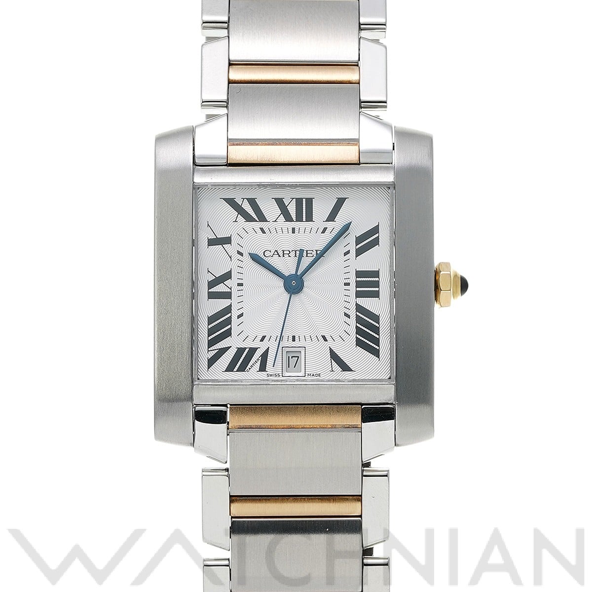 カルティエ タンク フランセーズ LM W51005Q4 シルバー ユニセックス 時計 【中古】【wristwatch】