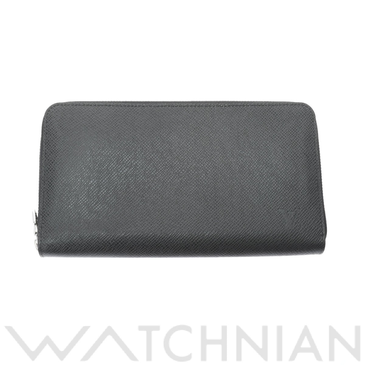 ルイ ヴィトン タイガ ジッピーオーガナイザーNM ノワール M30056 レザー メンズ 財布 【中古】【purse】