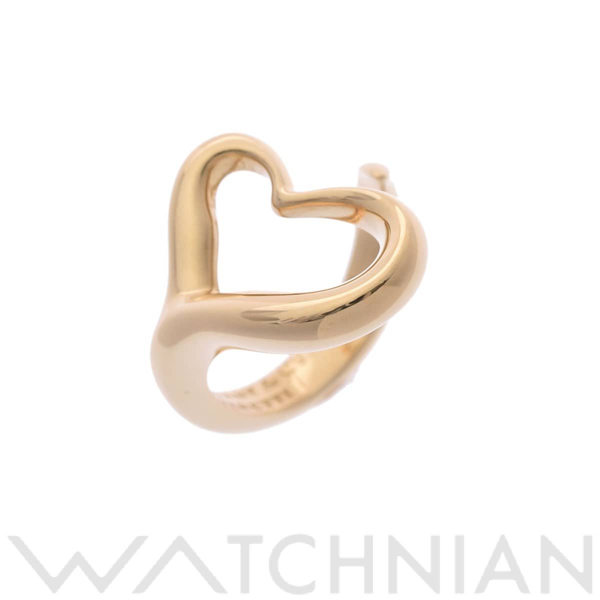 ティファニー オープンハート リング ゴールド K18イエローゴールド YG レディース ジュエリー 【中古】【jewelry】