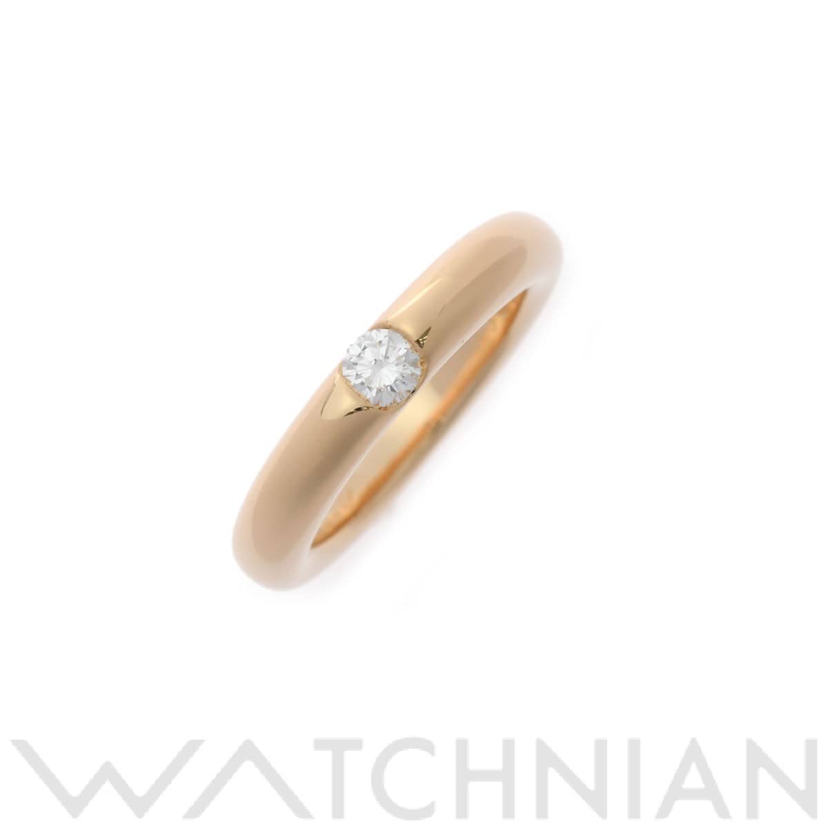 カルティエ エリプスリング D0.25ct #55 ゴールド K18イエローゴールド YG レディース ジュエリー 【中古】【jewelry】