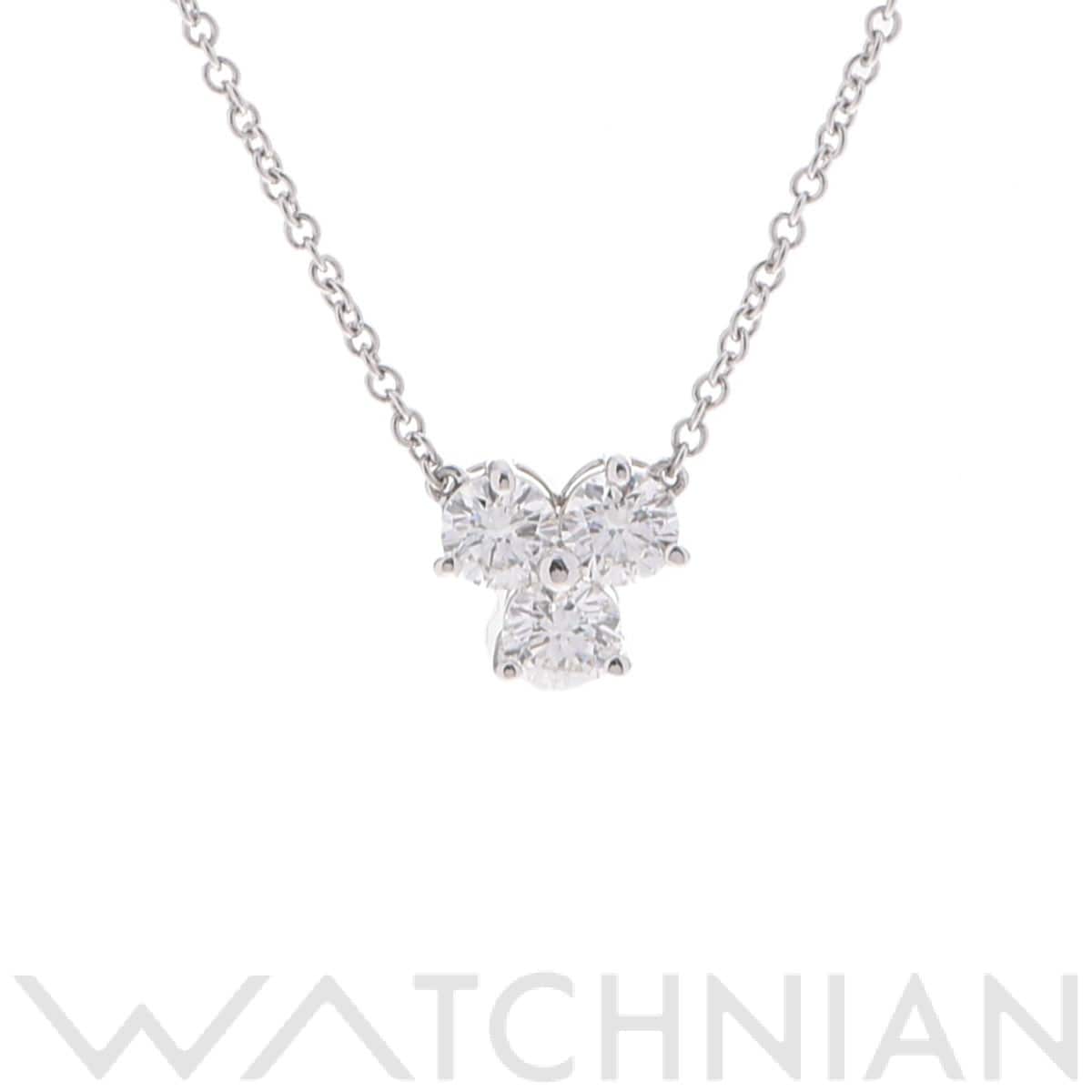 ティファニー アリア ネックレス 3PD シルバー Pt950プラチナ レディース ジュエリー 【中古】【jewelry】