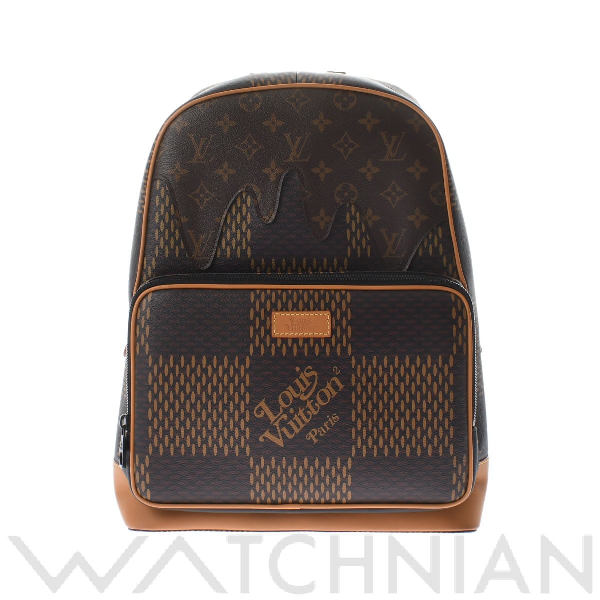 ルイ ヴィトン モノグラム/ダミエジャイアント LV×NIGO バックパック ブラウン N40380 モノグラムキャンバス メンズ バッグ 【中古】【bag】
