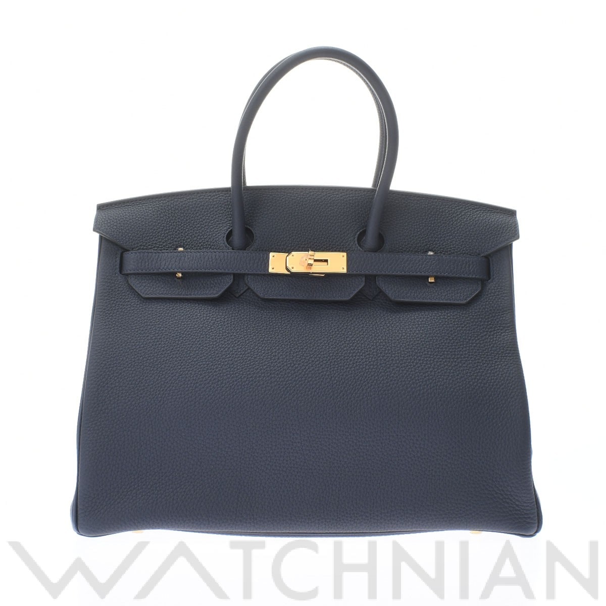 エルメス バーキン 35 ブルーニュイ/ゴールド金具 トゴ ユニセックス バッグ 【未使用】【bag】