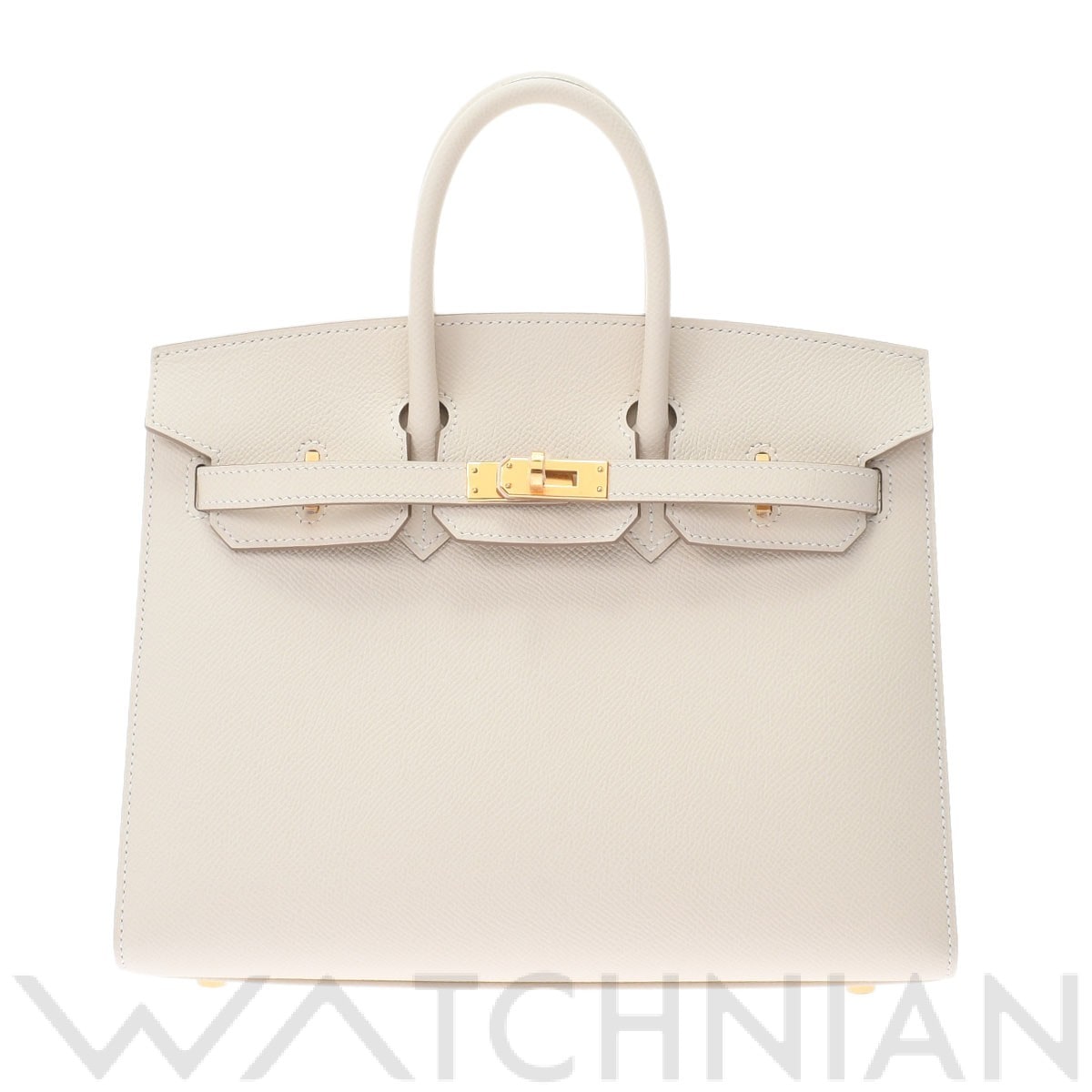 エルメス バーキン 25 セリエ クレ/ゴールド金具 ヴォーエプソン レディース バッグ 【新品】【bag】