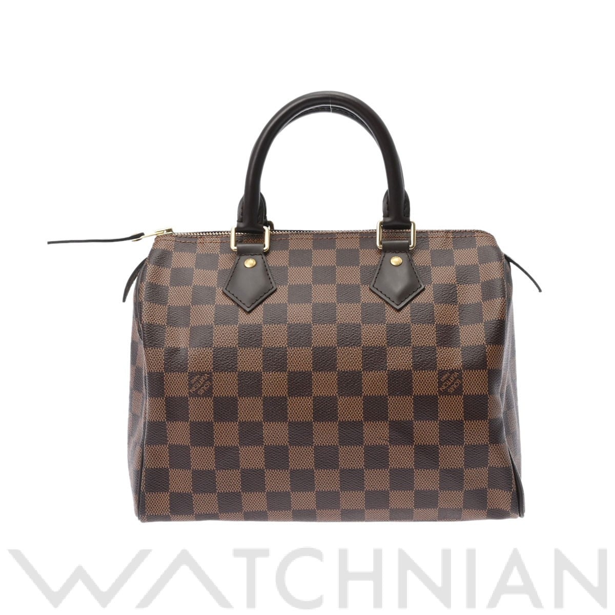 ルイ ヴィトン ダミエ スピーディ 25 ブラウン N41365 ダミエキャンバス レディース バッグ 【中古】【bag】