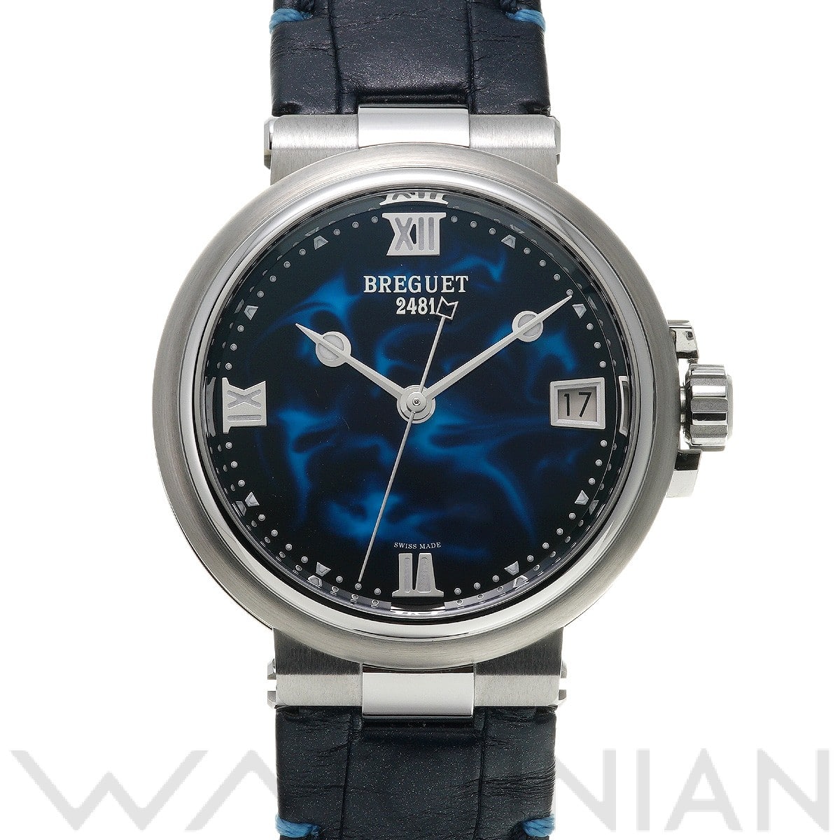ブレゲ マリーン レディ 9517ST/E2/984 ブルーラッカー レディース 時計 【中古】【wristwatch】
