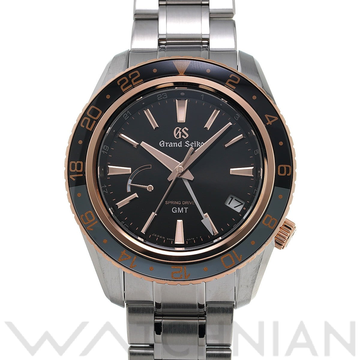 グランドセイコー スポーツコレクション スプリングドライブ GMT SBGE251 ブラック メンズ 時計 【中古】【wristwatch】