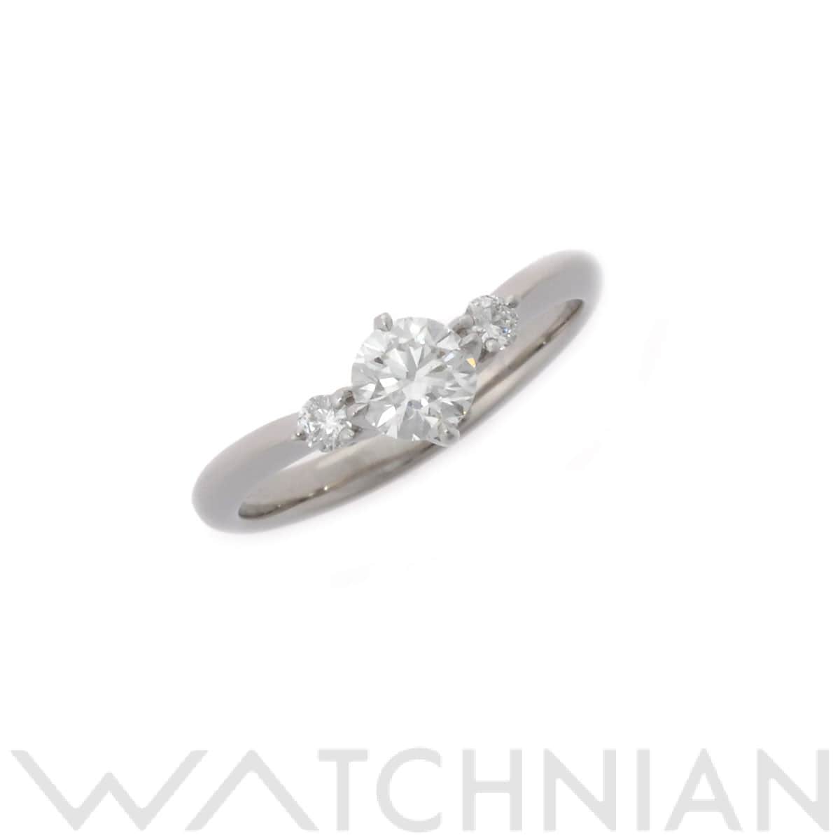 タサキ ダイヤリング D0.41ct/0.08ct シルバー Pt1000プラチナ レディース ジュエリー 【中古】【jewelry】