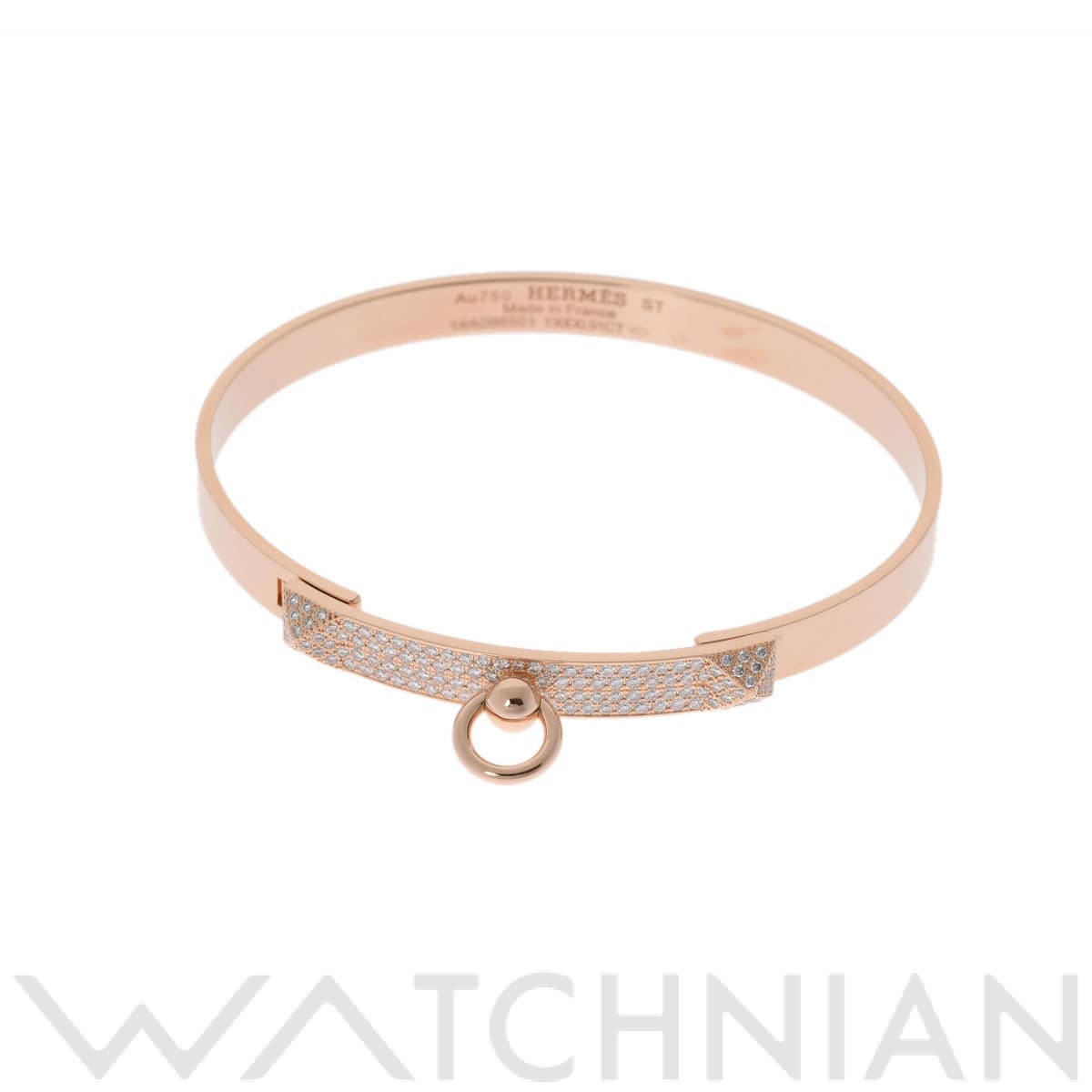 エルメス コリエドシアン ブレスレット #ST  D0.91ct ゴールド K18ピンクゴールド PG レディース ジュエリー 【中古】【jewelry】