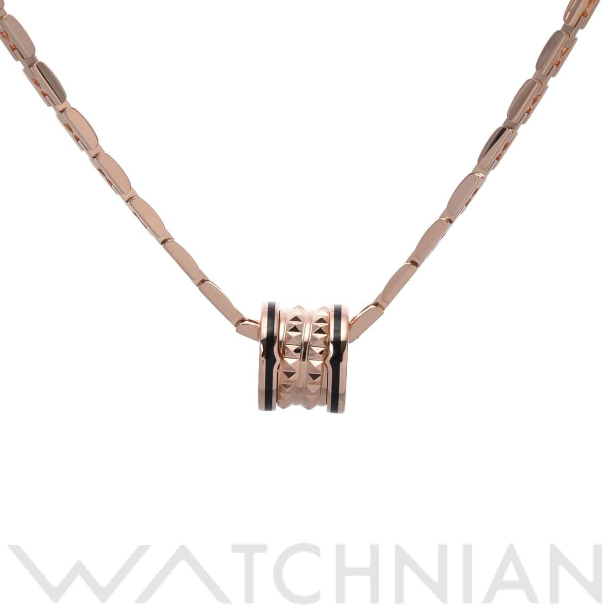 ブルガリ B.ZERO1 ロックネックレス ゴールド 358224 K18ピンクゴールド PG レディース ジュエリー 【中古】【jewelry】