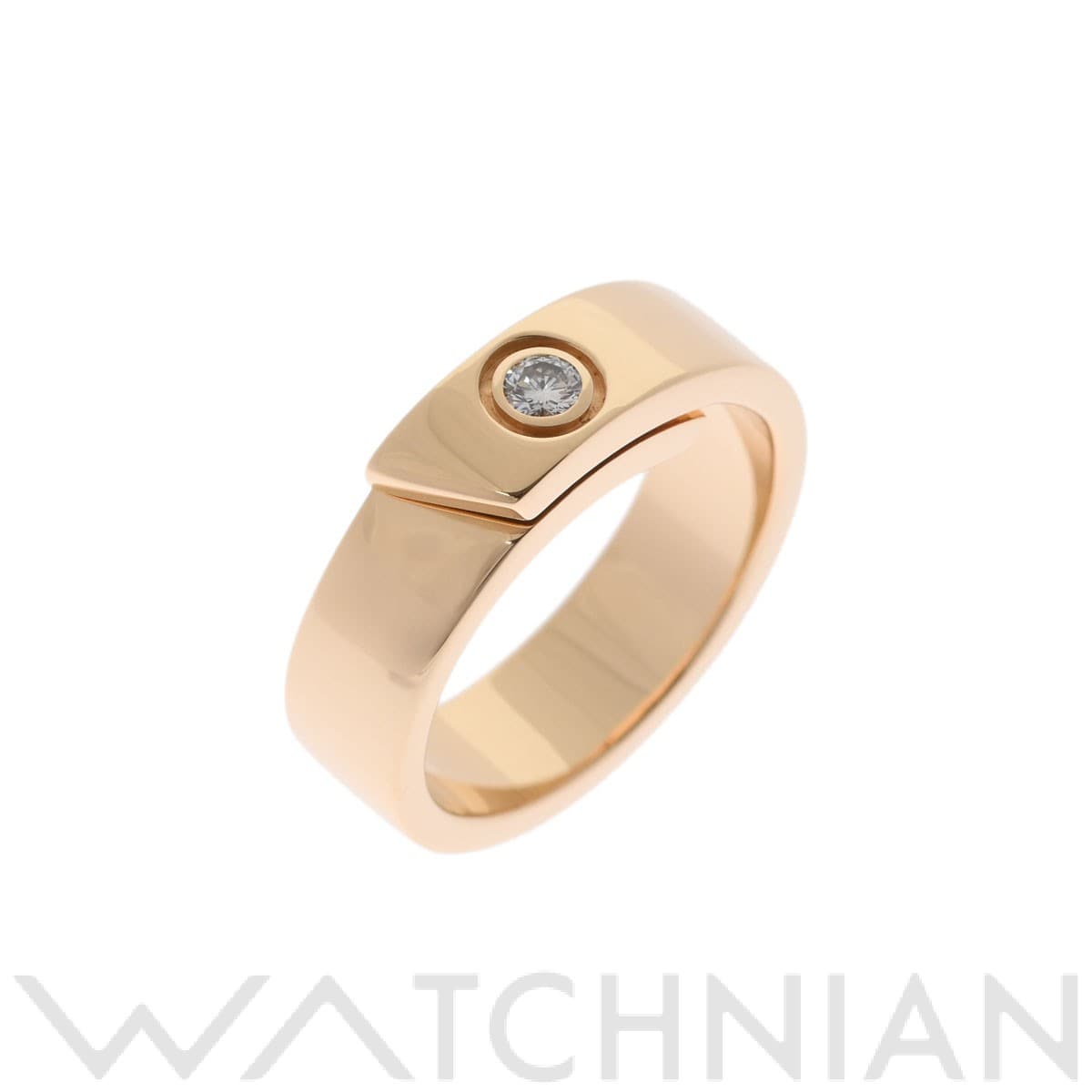 カルティエ アニバーサリーリング 1PD #52 ゴールド K18イエローゴールド YG レディース ジュエリー 【中古】【jewelry】