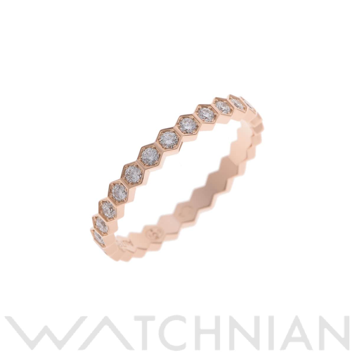 ショーメ ビーマイラブハニカムリング フルダイヤ #49 ゴールド K18ピンクゴールド PG レディース ジュエリー 【中古】【jewelry】