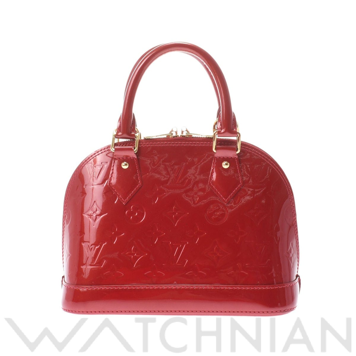 ルイ ヴィトン ヴェルニ アルマ BB ポムダムール M91606 モノグラムヴェルニ レディース バッグ 【中古】【bag】