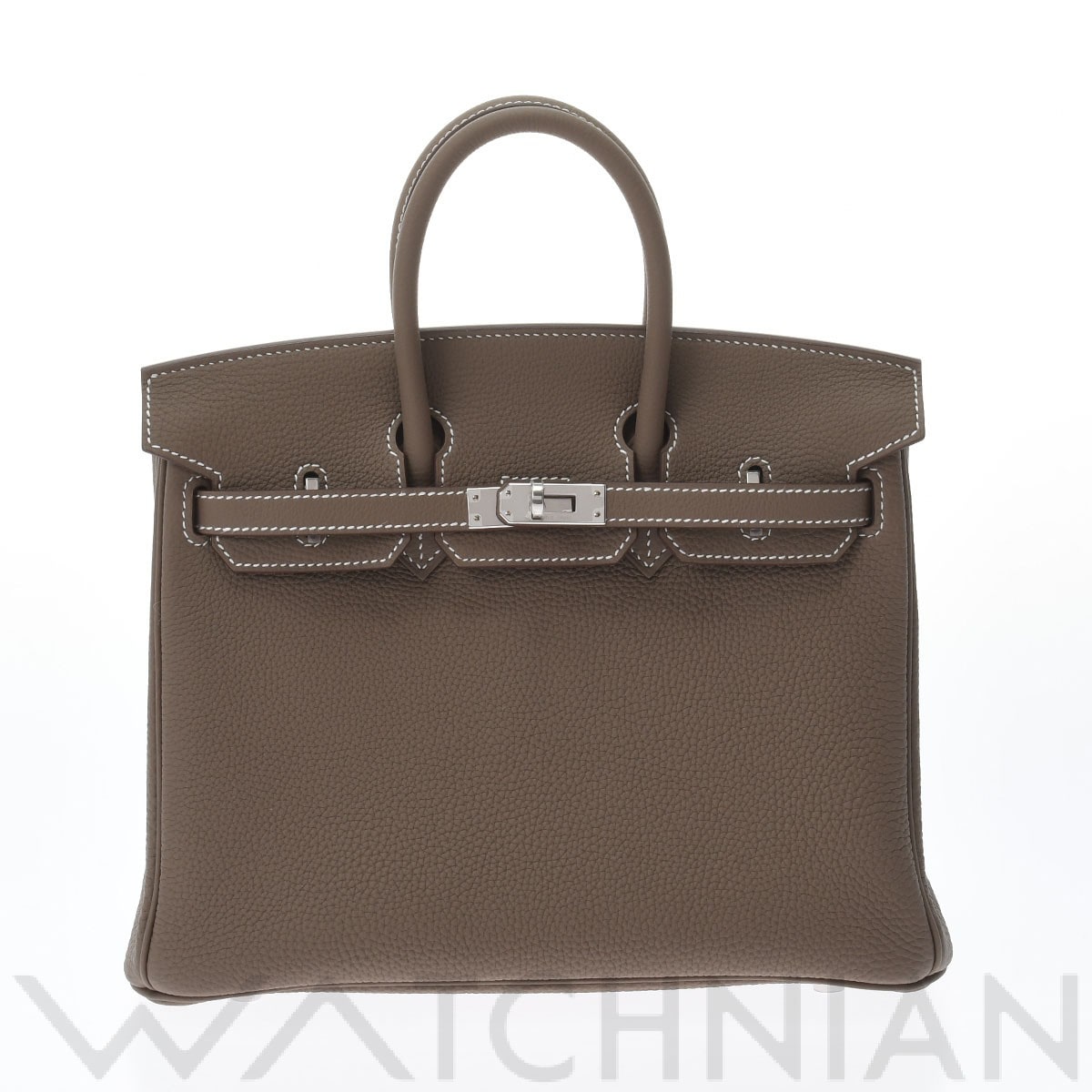 エルメス バーキン 25 エトゥープ/パラジウム金具 トゴ レディース バッグ 【新品】【bag】