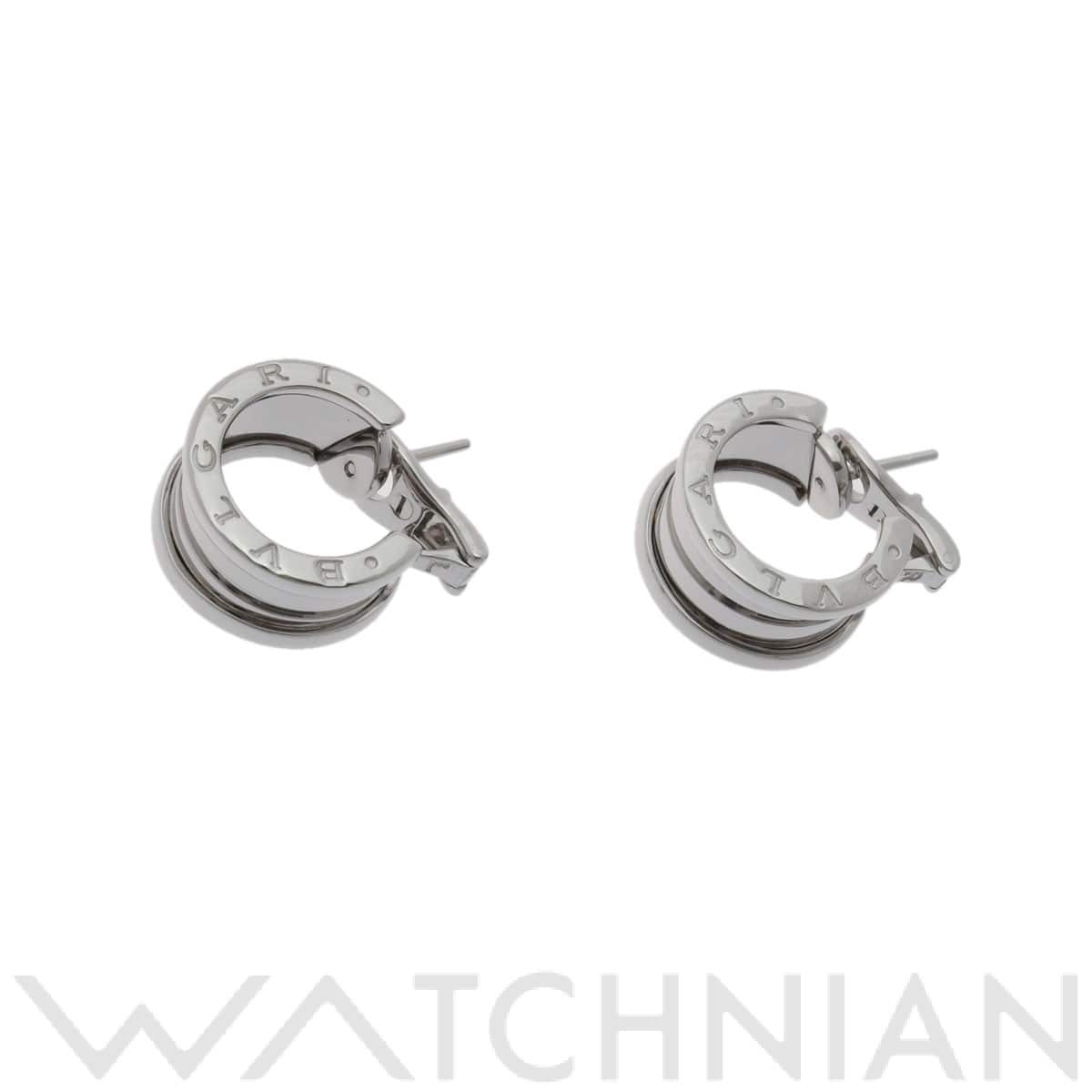 ブルガリ B.ZERO1 ピアス シルバー K18ホワイトゴールド WG レディース ジュエリー 【中古】【jewelry】