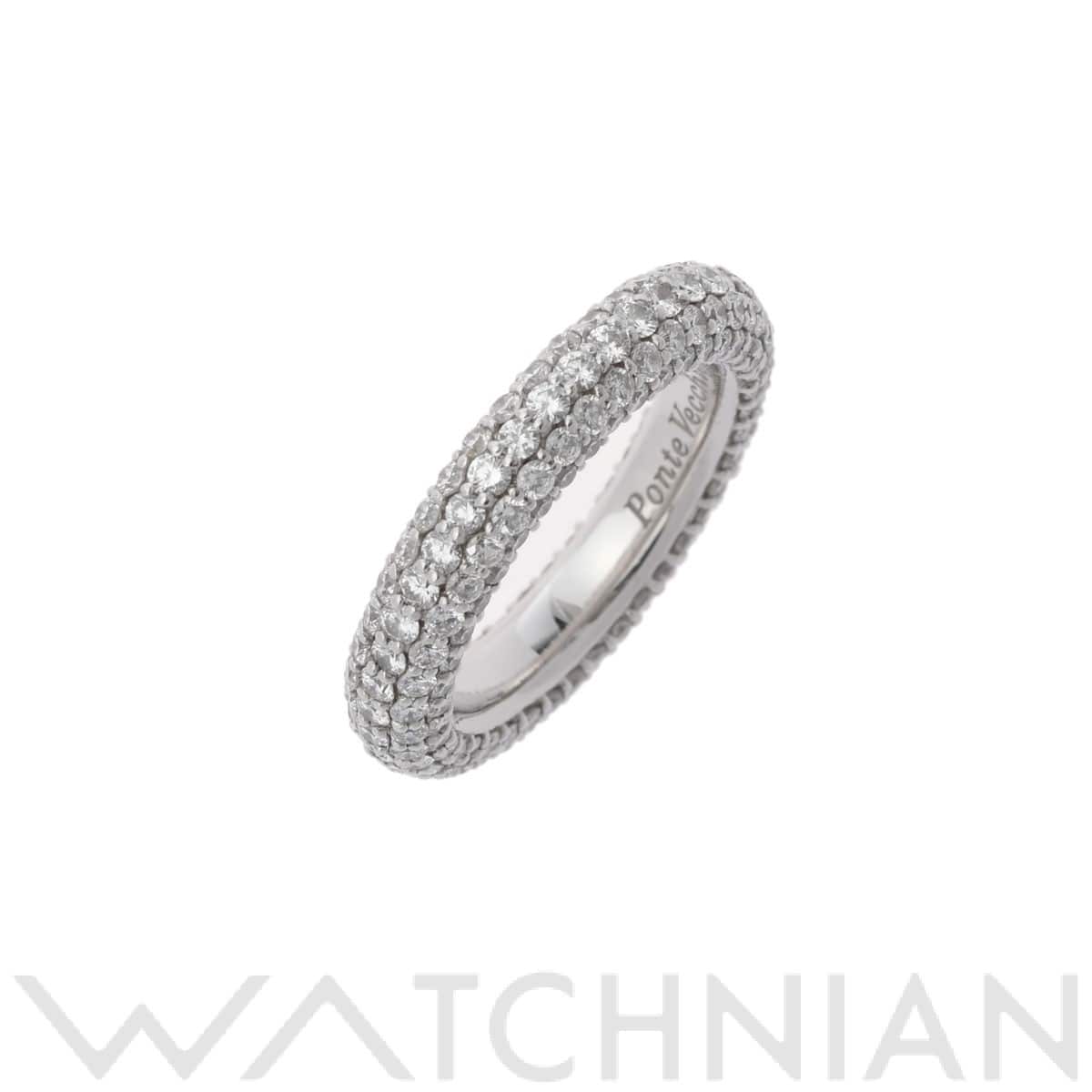 ポンテヴェキオ エテルノラテリング シルバー K18ホワイトゴールド WG レディース ジュエリー 【中古】【jewelry】