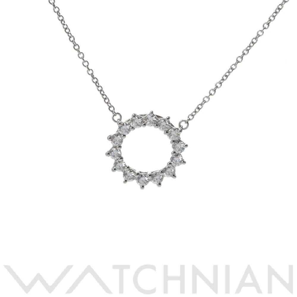 ティファニー オープンサークル ネックレス スモール シルバー Pt950プラチナ レディース ジュエリー 【中古】【jewelry】