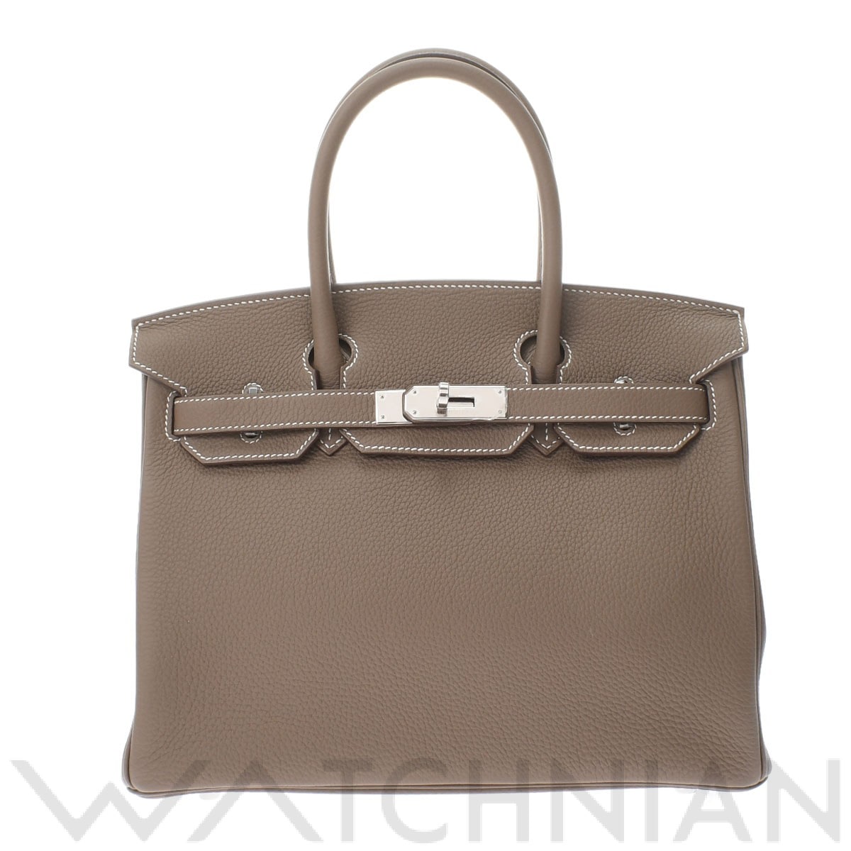 エルメス バーキン 30 エトゥープ/パラジウム金具 トゴ レディース バッグ 【未使用】【bag】