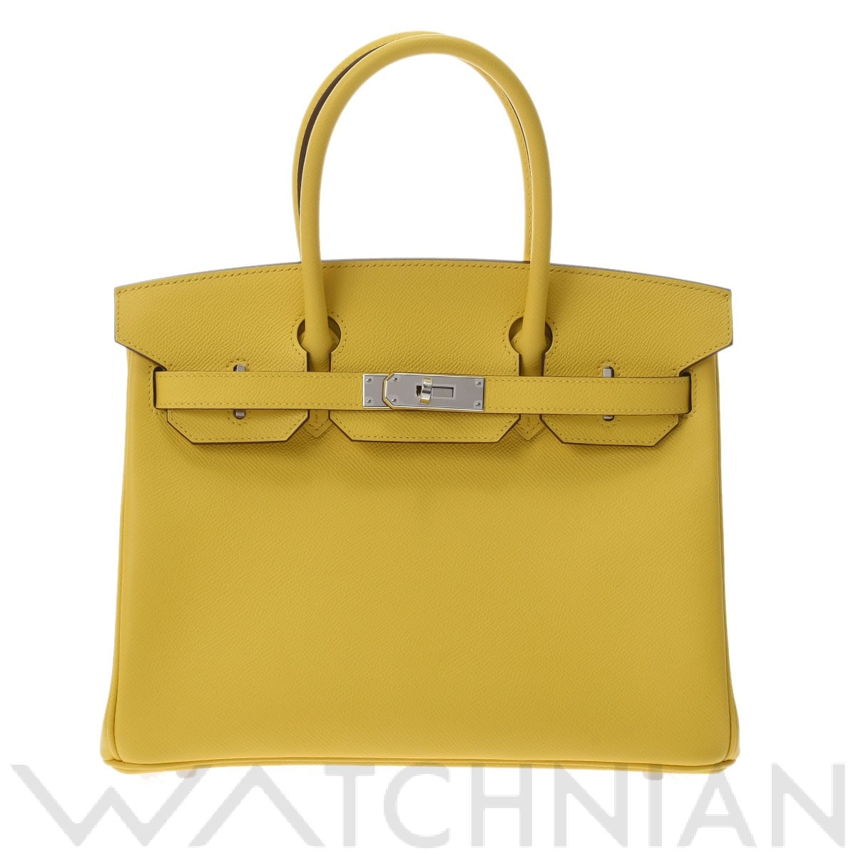 エルメス バーキン 30 ライム/パラジウム金具 ヴォーエプソン レディース バッグ 【新品】【bag】