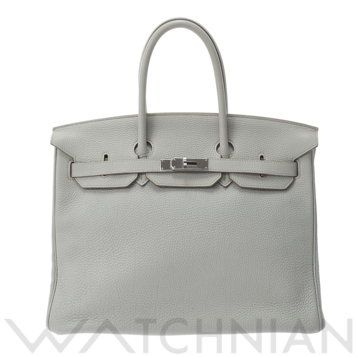 エルメス バーキン 35 グリスパール/パラジウム金具 トゴ ユニセックス バッグ 【中古】【bag】