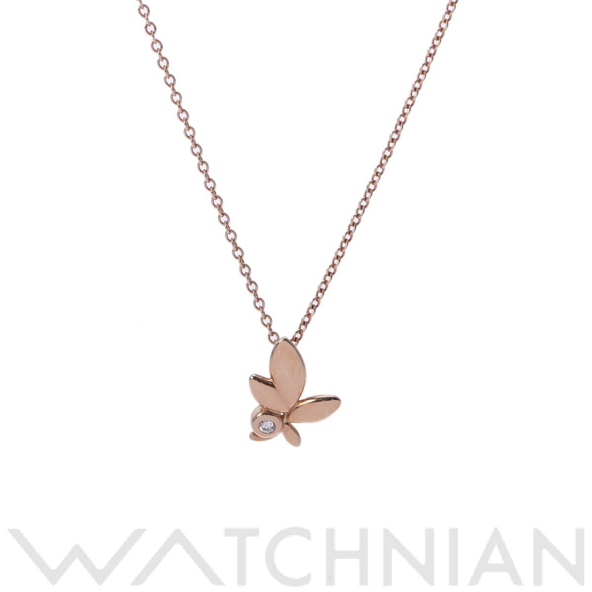 ティファニー オリーブリーフ ネックレス 1PD ゴールド K18ピンクゴールド PG レディース ジュエリー 【中古】【jewelry】