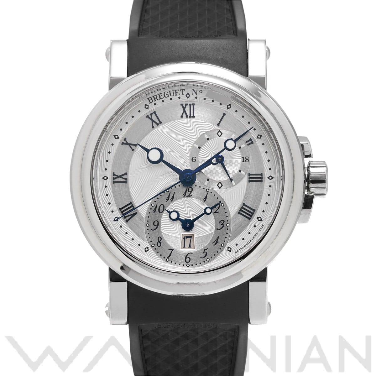 ブレゲ マリーン GMT 5857ST/12/5ZU シルバー メンズ 時計 【中古】【wristwatch】
